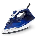 Tefal FV2838 Express Steam Dampfbügeleisen | 2400 Watt | Dampfstoß: 180 g/Min. | 270 ml Fassungsvermögen | schnelles Aufheizen und effizientes Bügeln | Keramik-Bügelsohle | Tropfstopp | Blau